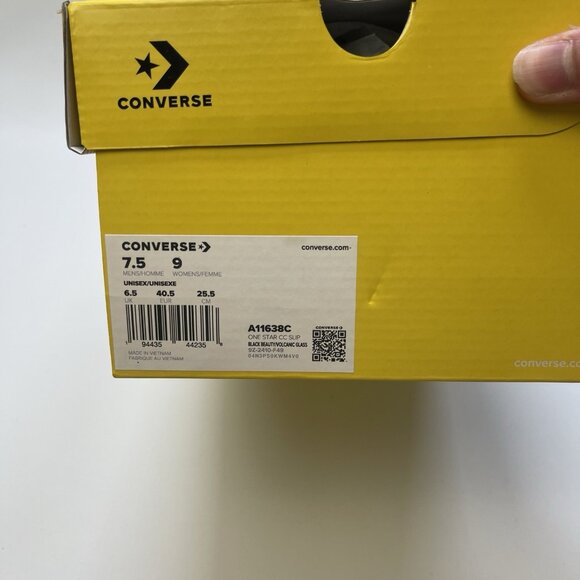 Converse x GOLF le FLEUR One Star Slip Pro Shoes Slip-On Black Women Sz 9 NEW - Picture 15 of 15